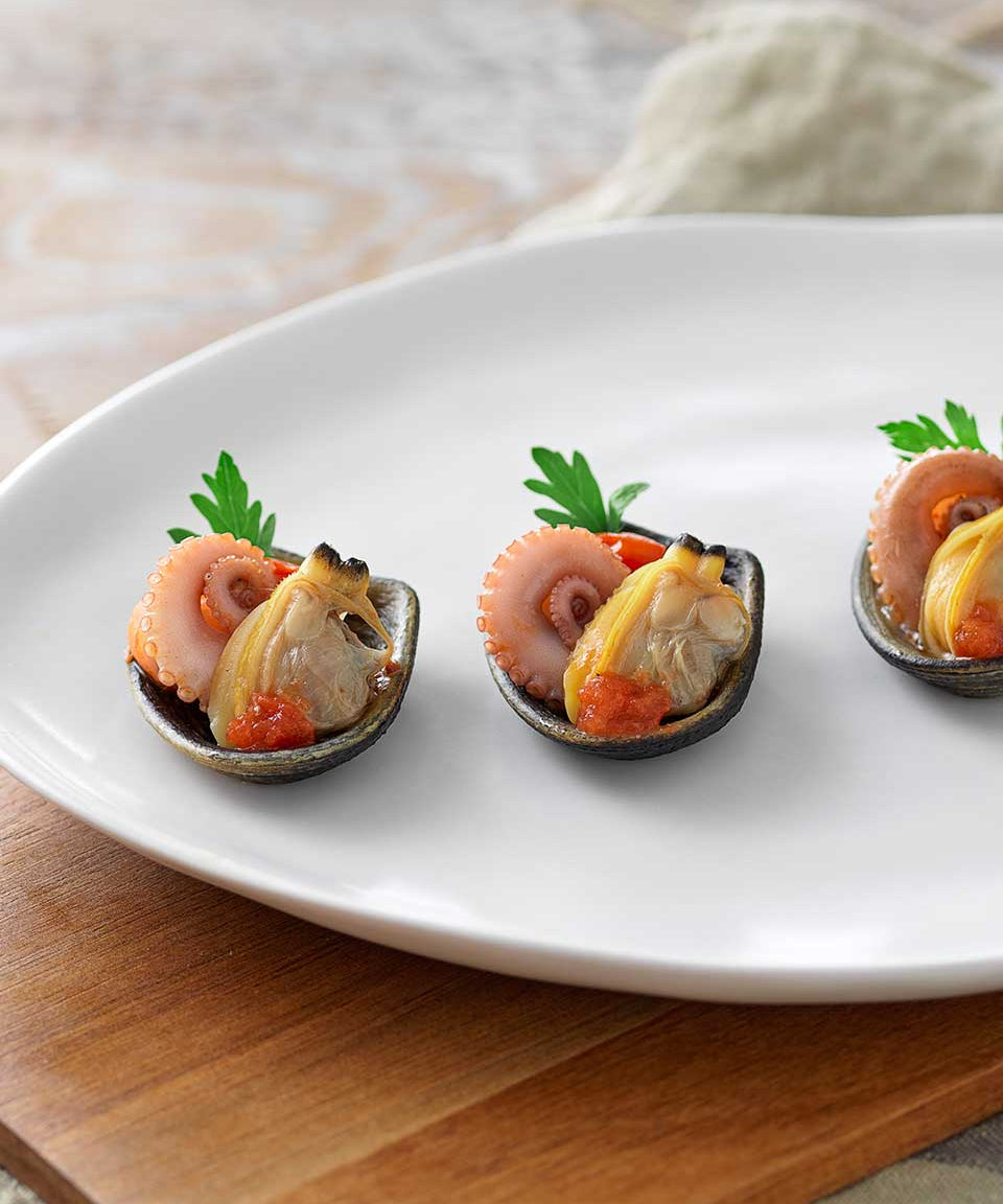 Antipasto “allo scoglio" con Clam
