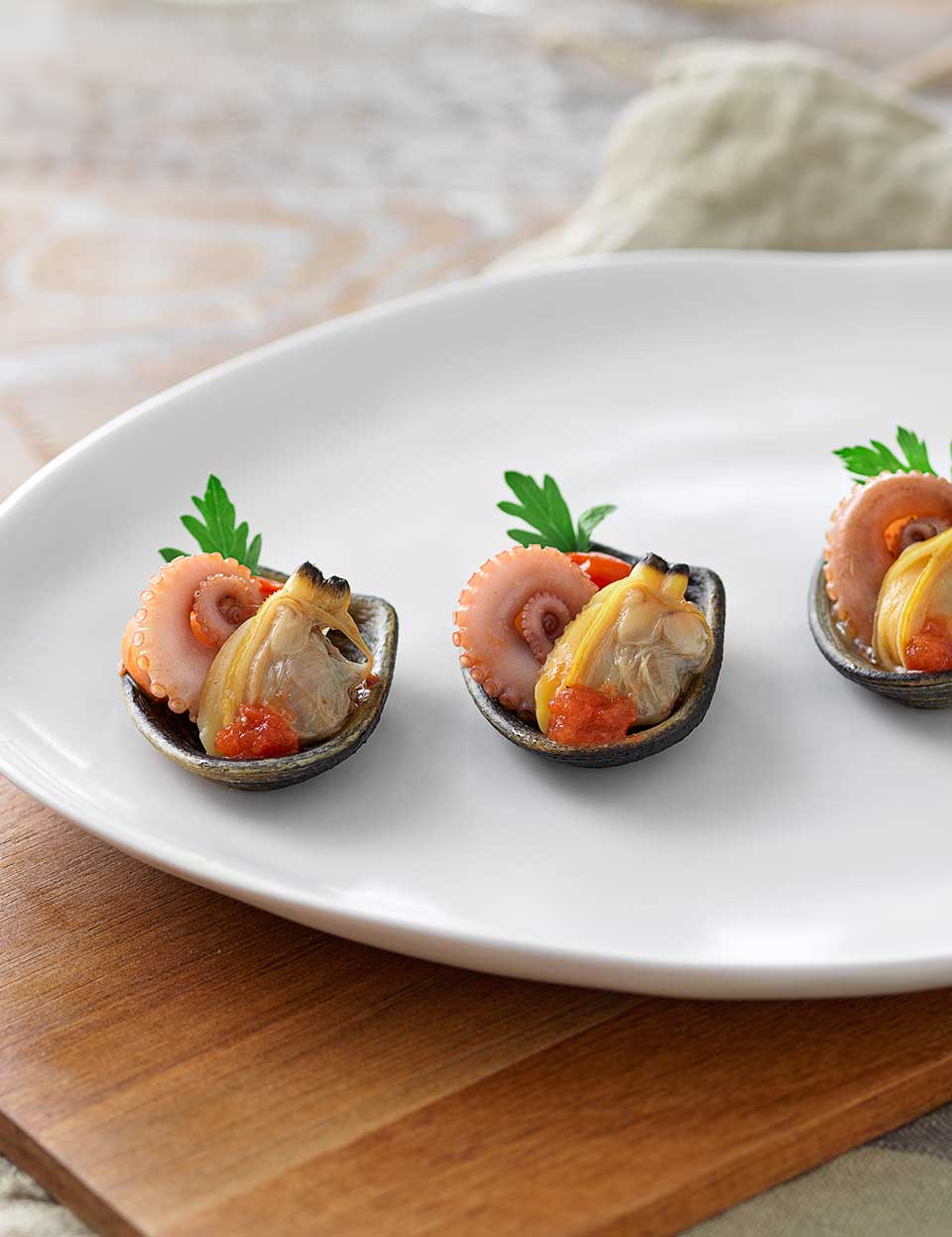 Antipasto “allo scoglio" con Clam