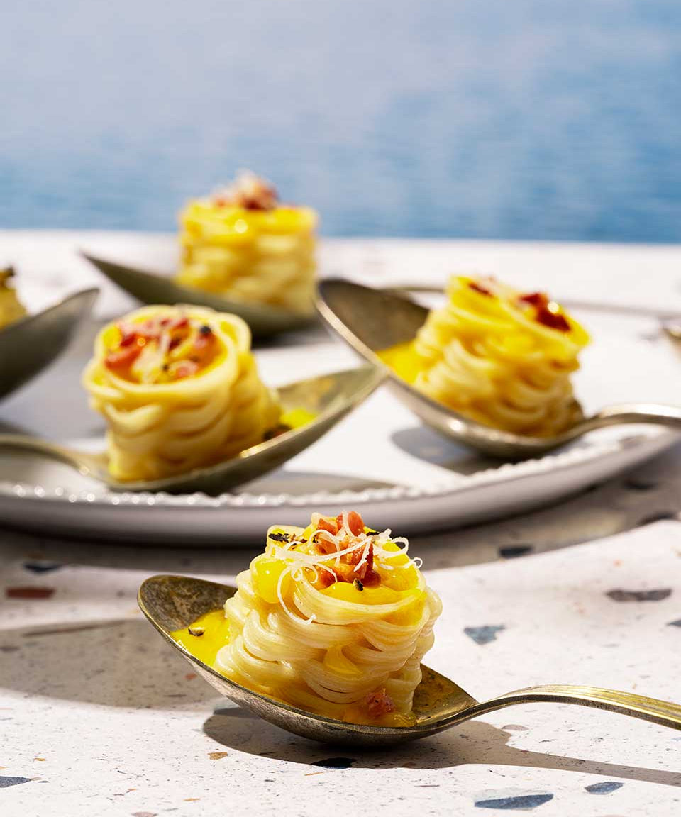Spaghetto 3D alla carbonara
