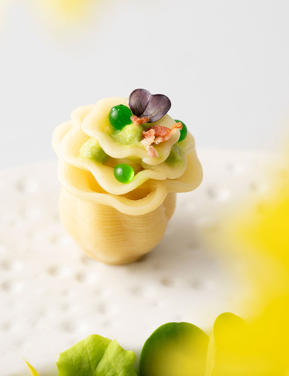 Pasta a forma di rosa